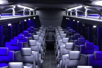 Ankeny Charter Bus Interior