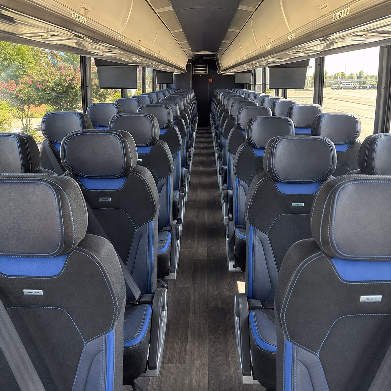 ankeny charter bus rental interior