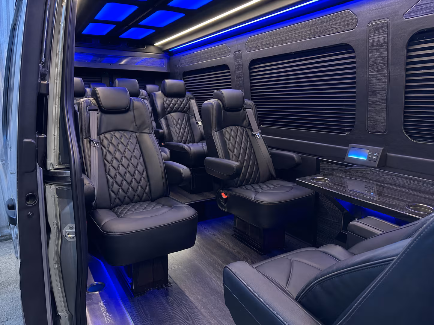 sprinter van transportation for groups and events across ankeny